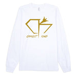 White Diamond Logo Long Sleeve T-Shirt